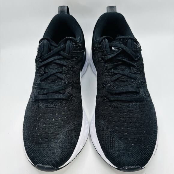 Size 6.5 - Nike React Infinity Run Flyknit 2 Black Women’s Running Shoe - Picture 4 of 9